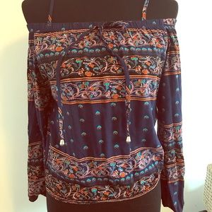 Off the shoulder shirt